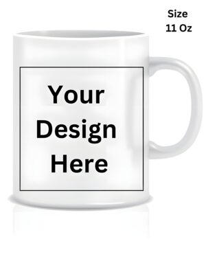 Customizable Glossy Finish Coffee Mugs Personalized with Your Design Name or Logo