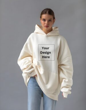 Customizable Unisex Hoodie in Regular Fit with Premium Cotton for Personalization