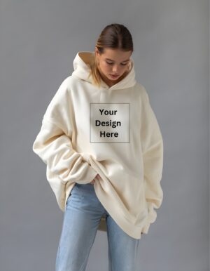 Customizable Unisex Hoodie in Regular Fit with Premium Cotton for Personalization - Image 3