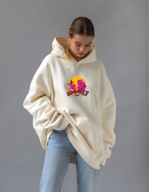 Spooky World Regular Fit Pure Cotton Unisex Hoodie for Women - Image 3