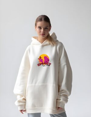 Spooky World Regular Fit Pure Cotton Unisex Hoodie for Women - Image 2