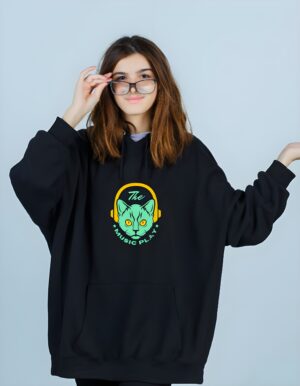 Alien Regular Fit Pure Cotton Unisex Hoodie for Women - Image 2