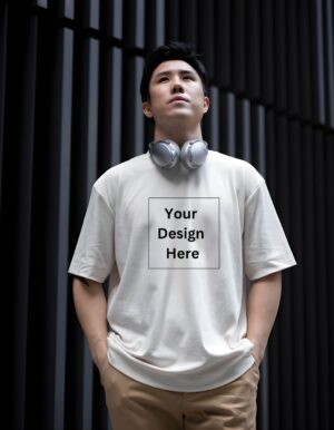 Customizable T-Shirt Personalized with Your Design Name or Logo For Men